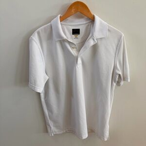 🤍 Greg Norman Collection Classic White Polo – Size Medium